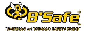 B'Safe Shelters – "America's #1 Tornado Safety Brand" Logo